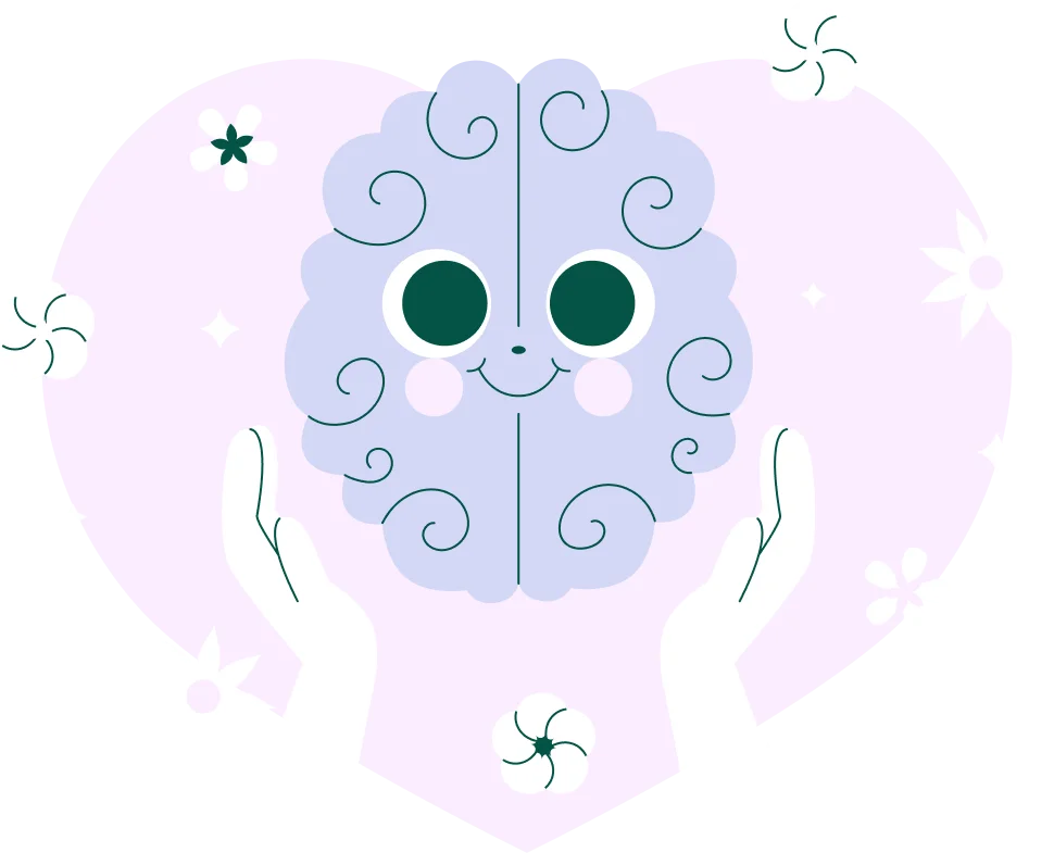 Vår reise: Illustrasjon av utviklingsprosess og faglig vekst hos KognitivTerapeut.