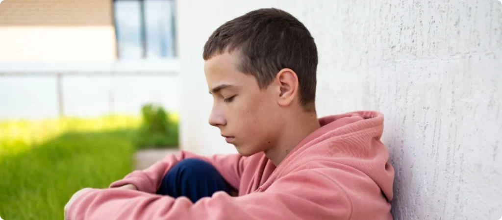 Depresjon hos barn og tenåringer: ung tenåring i samtale