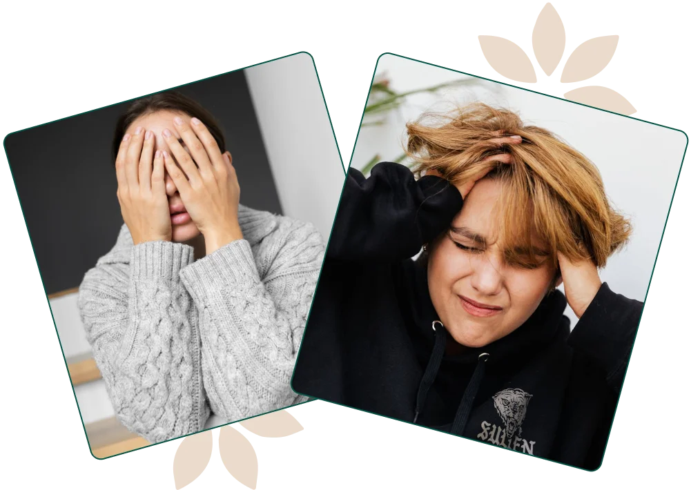 Kvinne som opplever panikkanfall, starten på veien mot bedring