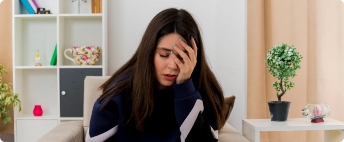 Person med obsessiv-kompulsiv lidelse som mottar kognitiv atferdsbehandling