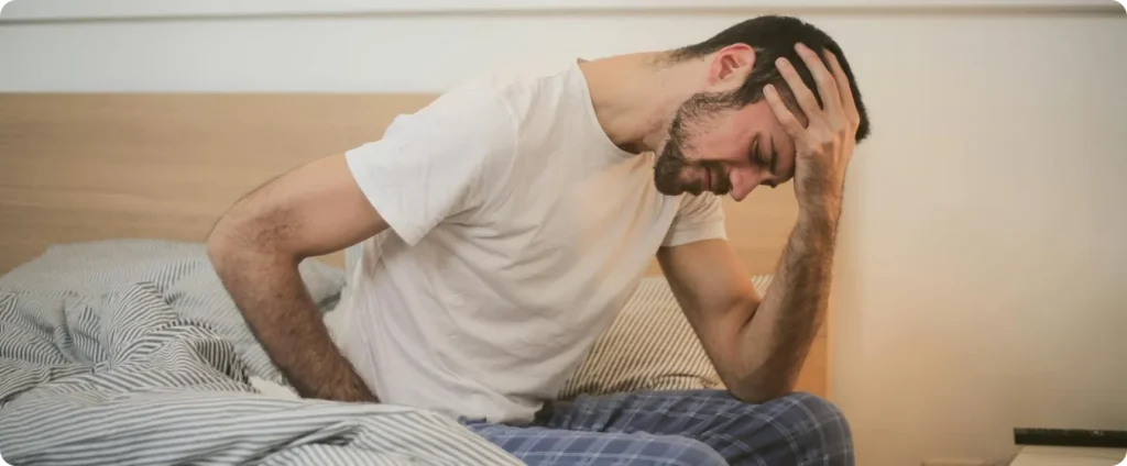 Person som snakker med terapeut om sykdomsrelatert tretthet